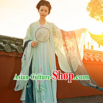 Hanfu Clothing Custom Traditional Chinese Hanfu Dreses Han Clothing Hanzhuang Historical Dress and Accessories Complete Set