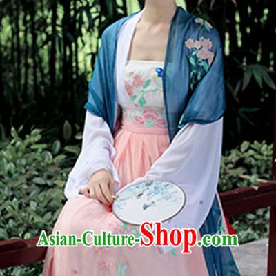 Hanfu Clothing Custom Traditional Chinese Hanfu Dreses Han Clothing Hanzhuang Historical Dress and Accessories Complete Set
