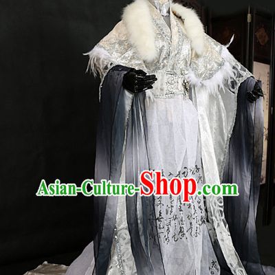 Ancient Chinese Style Emperor King Cosplay Garment Costumes Clothing for Men Boys