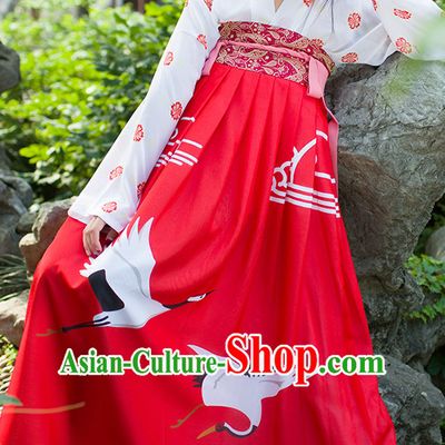 Hanfu Clothing Custom Traditional Chinese Hanfu Dreses Han Clothing Hanzhuang Historical Dress and Accessories Complete Set