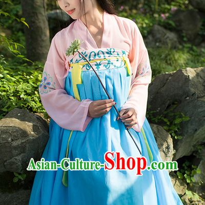 Hanfu Clothing Custom Traditional Chinese Hanfu Dreses Han Clothing Hanzhuang Historical Dress and Accessories Complete Set