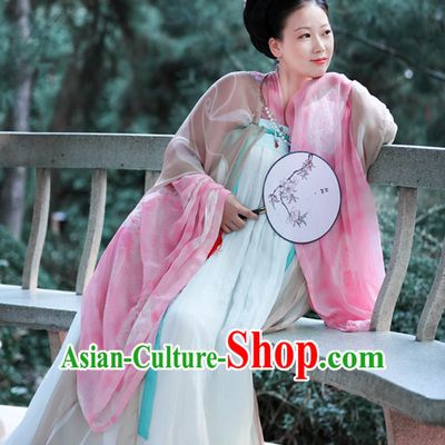 Hanfu Clothing Custom Traditional Chinese Hanfu Dreses Han Clothing Hanzhuang Historical Dress and Accessories Complete Set