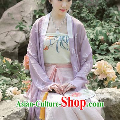 Hanfu Clothing Custom Traditional Chinese Hanfu Dreses Han Clothing Hanzhuang Historical Dress and Accessories Complete Set