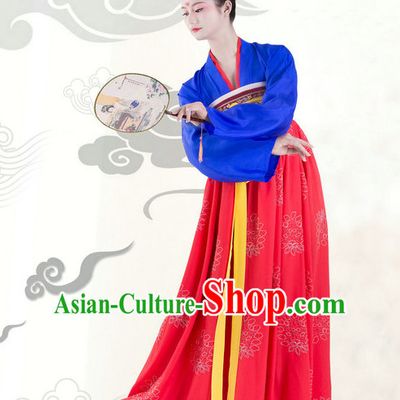 Hanfu Clothing Custom Traditional Tang Dynasty Chinese Hanfu Dreses Han Clothing Hanzhuang Historical Dress and Accessories Complete Set