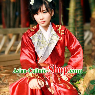 Women Han Fu_Hanfu Clothing Hanzhuang Historical Dress Historical Clothing and Accessories Complete Set