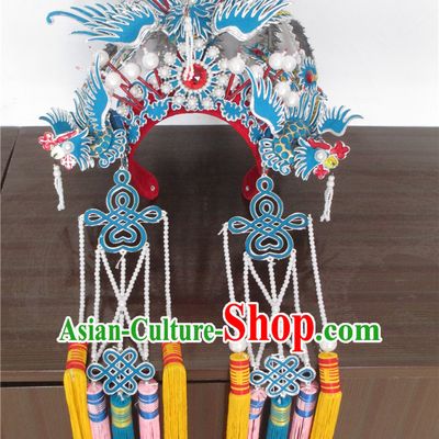 Top Traditional Chinese Opera Phoenix Coronet Hair Accessories Props for Adults and Children