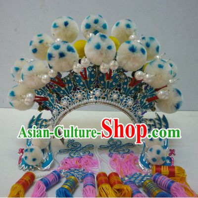 Top Traditional Chinese Opera Phoenix Coronet Hair Accessories Props for Adults and Children