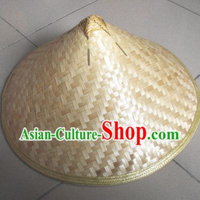 Traditional Chinese Dance Bamboo Hat for Adults and Children