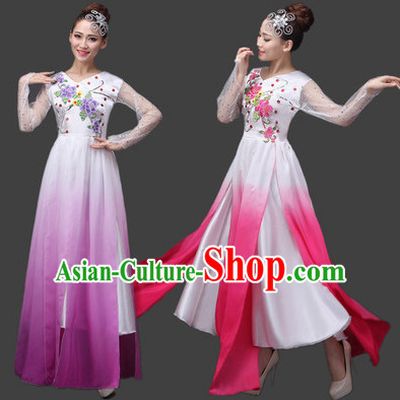 Color Changing Gradient Dance Skirt for Women and Girls