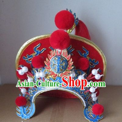 Chinese Opera Peking Opera Famous Operas Beijing Opera Jingju General Hat Headwear