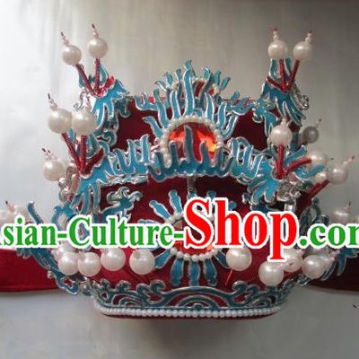 Chinese Opera Peking Opera Famous Operas Beijing Opera Jingju Hat Headwear for Men Boys