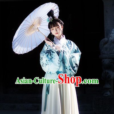 Chinese Traditional Oriental Dress Hanfu Clothing Asian Dresses Fashion Cheongsam Dress China Clothing and Hair Jewelry for Women