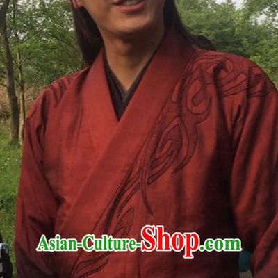 Chinese Traditional Dress Hanfu Costume China Kimono Robe Ancient Chinese Clothing National Costumes Gown Wear for Men