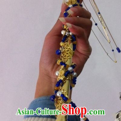 Ancient Chinese Style Handmade Long Pipe Stage Props