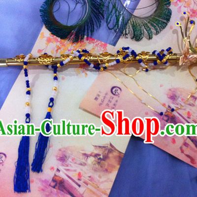 Ancient Chinese Style Handmade Long Tobacco Pipe Stage Props