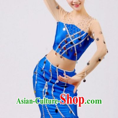 Chinese Folk Dance Dress Clothing Dresses Costume Ethnic Dancing Cultural Dances Costumes for Women