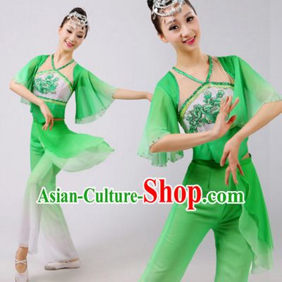 Chinese Folk Dance Dress Clothing Dresses Costume Ethnic Dancing Cultural Dances Costumes for Women