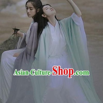 Ancient Chinese Drama Scene Costume Clothing Complete Set for Women or Men