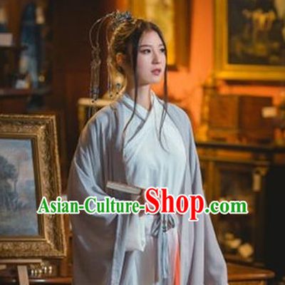 Ancient Chinese Drama Scene Costume Clothing Complete Set for Women or Men