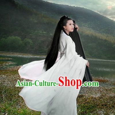 Ancient Chinese Classical Dancer Drama Scene Hanfu Clothing Complete Set for Women