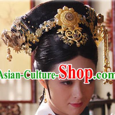 Qing Dynasty Quene Hairstyle Manchu Hairstyle Chinese Oriental Hairstyles