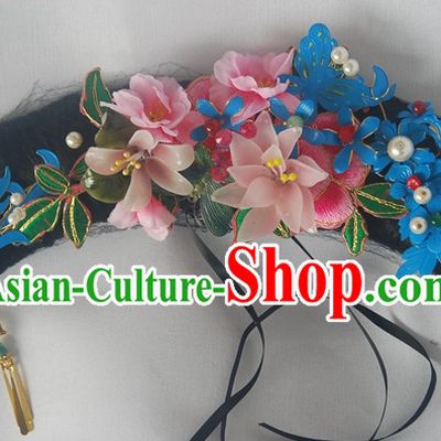 Qing Dynasty Imperial Royal Quene Hairstyle Manchu Hairstyle Chinese Oriental Hairstyles