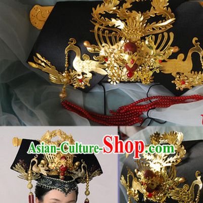 Qing Dynasty Imperial Royal Quene Phoenix Hairstyle Manchu Hairstyle Chinese Oriental Hairstyles