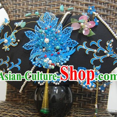 Qing Dynasty Imperial Royal Quene Hairstyle Manchu Hairstyle Chinese Oriental Hairstyles