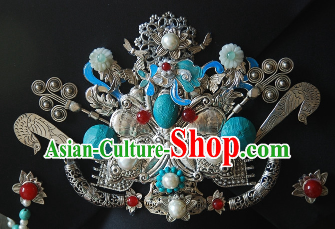 Qing Dynasty Quene Hairstyle Manchu Hairstyle Chinese Oriental Hairstyles