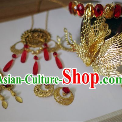 China Ancient Dynasty Imperial Royal Quene Crown Empress Hairpins Hair Accessories Hairstyle Chinese Oriental Hairstyles Headpieces