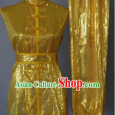 Top Gold Asian Championship Kung Fu Martial Arts Uniform Suit for Women Men