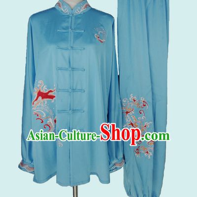 Sleeveless Top Gold Asian Championship Embroidered Dragon Kung Fu Martial Arts Uniform Suit for Women Men