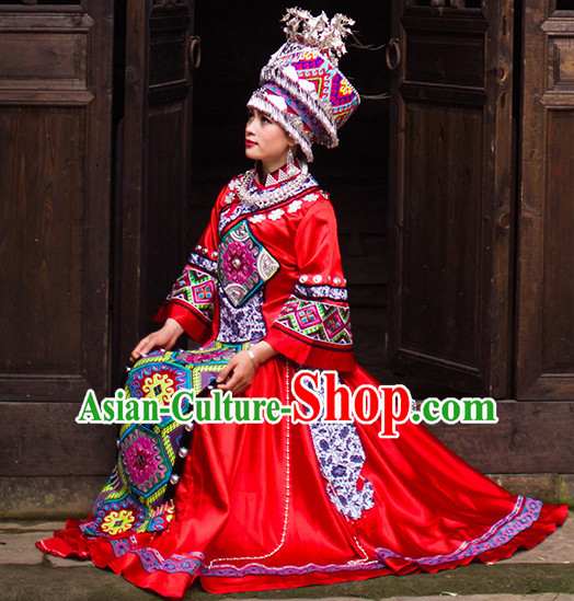 Chinese Ethnic Groups Wear Dresses Traditional Clothing for Women Chinese Ethnic Groups Wear Dresses Traditional Clothing for Women