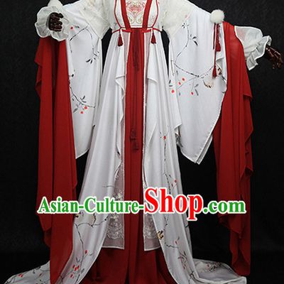 Traditional Chinese Dress Asian Clothing National Hanfu Costume Han China Style Costumes Robe Attire Ancient Dynasty Dresses Complete Set for Women