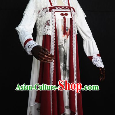 Traditional Chinese Dress Asian Clothing National Hanfu Costume Han China Style Costumes Robe Attire Ancient Dynasty Dresses Complete Set for Women