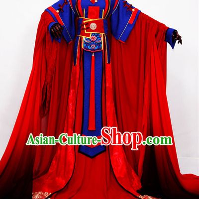 Traditional Chinese Imperial Court Dress Asian Clothing National Hanfu Costume Han China Style Costumes Robe Attire Ancient Dynasty Dresses Complete Set for Women