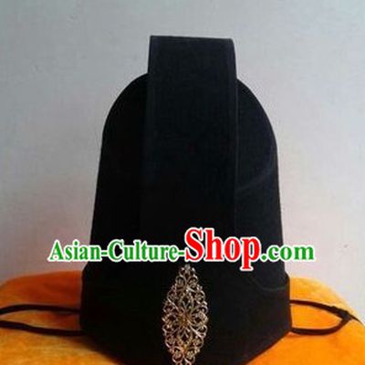 Handmade Chinese Ancient Style Official Court Hat Asian Headwear for Men