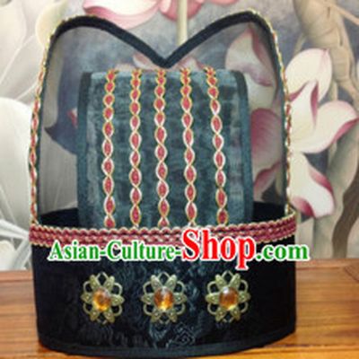 Handmade Chinese Ancient Style Official Court Hat Asian Headwear for Men