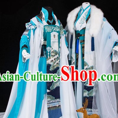 Traditional Chinese Imperial Court Prince Emperor Dress Asian Clothing National Hanfu Costume Han China Style Costumes Robe Attire Ancient Dynasty Dresses Complete Set for Men