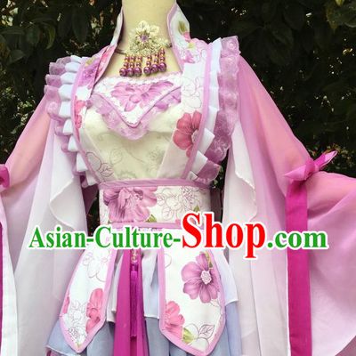 Chinese Traditional Cosplay Costumes Complete Set