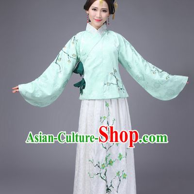Chinese Traditional Han Fu Costumes Complete Set