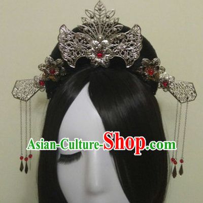 Chinese Traditional Fairy Headpieces Hair Jewelry Set