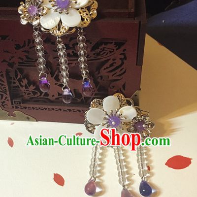 Chinese Traditional Lady Comb Headpieces Hair Jewelry Set