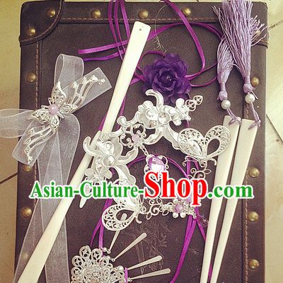 Chinese Traditional Lady Headpieces Hair Jewelry Set