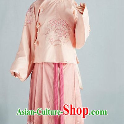 Chinese Ancient Ming Dynasty Princess Beauty Garment Costumes and Hair Jewelry Complete Set for Women