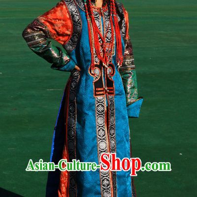 Ancient Mongolian Clothing Traditional Mongolian Clothing Folk Princess Garment for Women