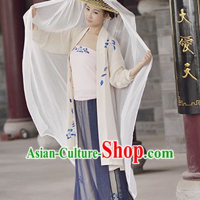 Chinese Ancient Ming Dynasty Princess Beauty Garment Costumes and Hair Jewelry Complete Set for Women
