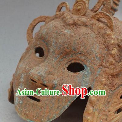 Ancient Chinese Style Archaic General Warrior Helmet
