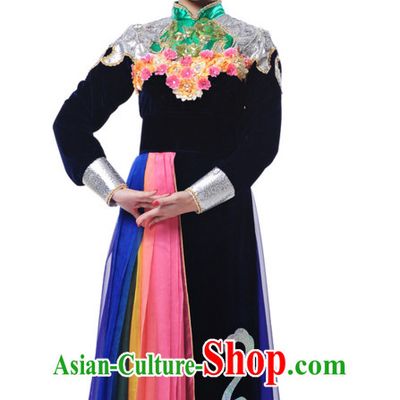 Traditional Chinese Ethnic Dance Costumes for Girls
