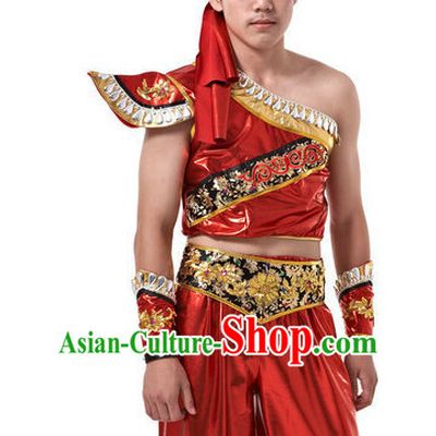 Traditional Chinese Dragon Dancer Uniform for Men